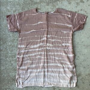 J. Jill Silk Blend Sheer Tunic